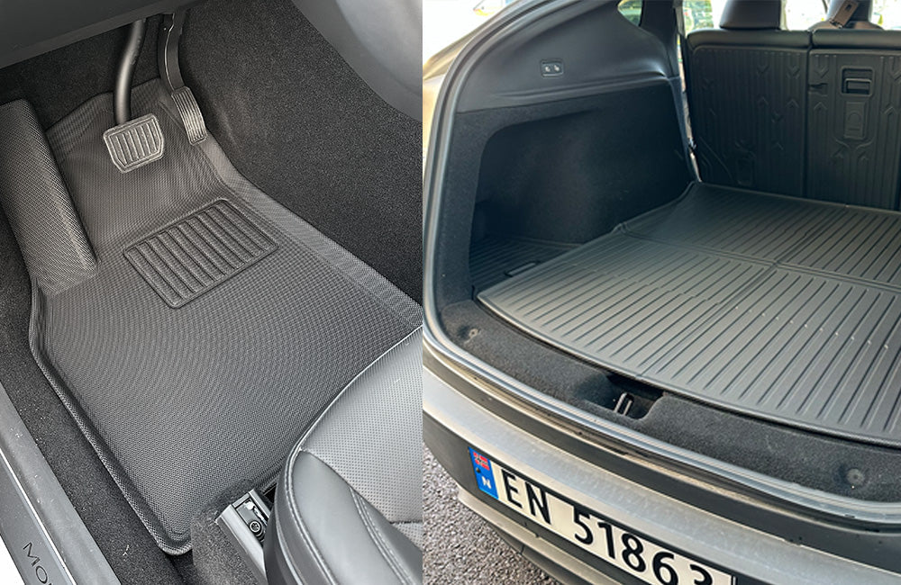 Full beskyttelse, hele året: Allværsmatter for Tesla Model 3 & Y