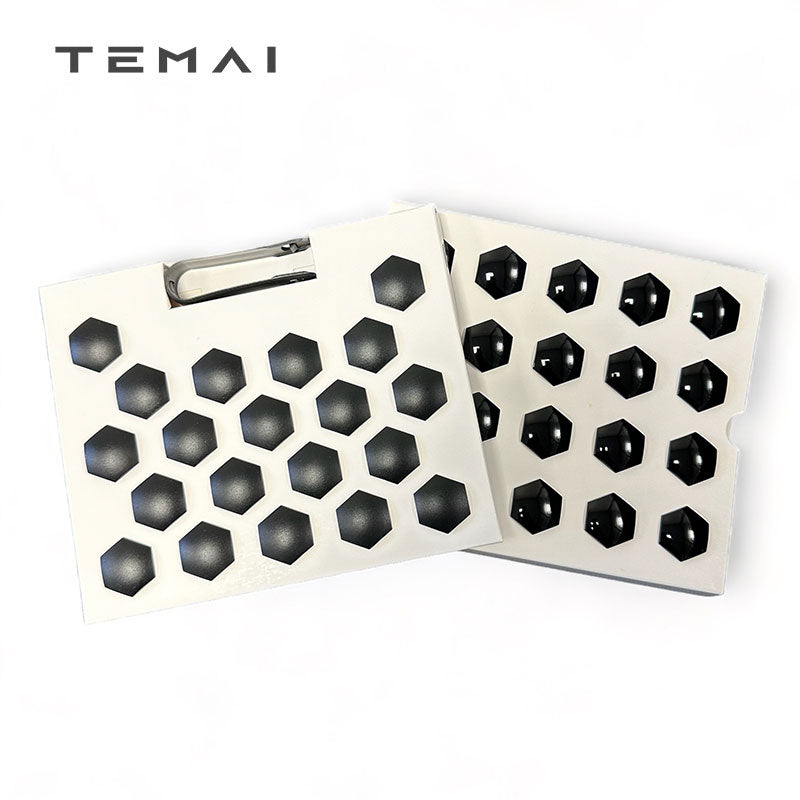 Pyörän mutterien 21 mm (40 kpl) teemikapselit - malli 3/y