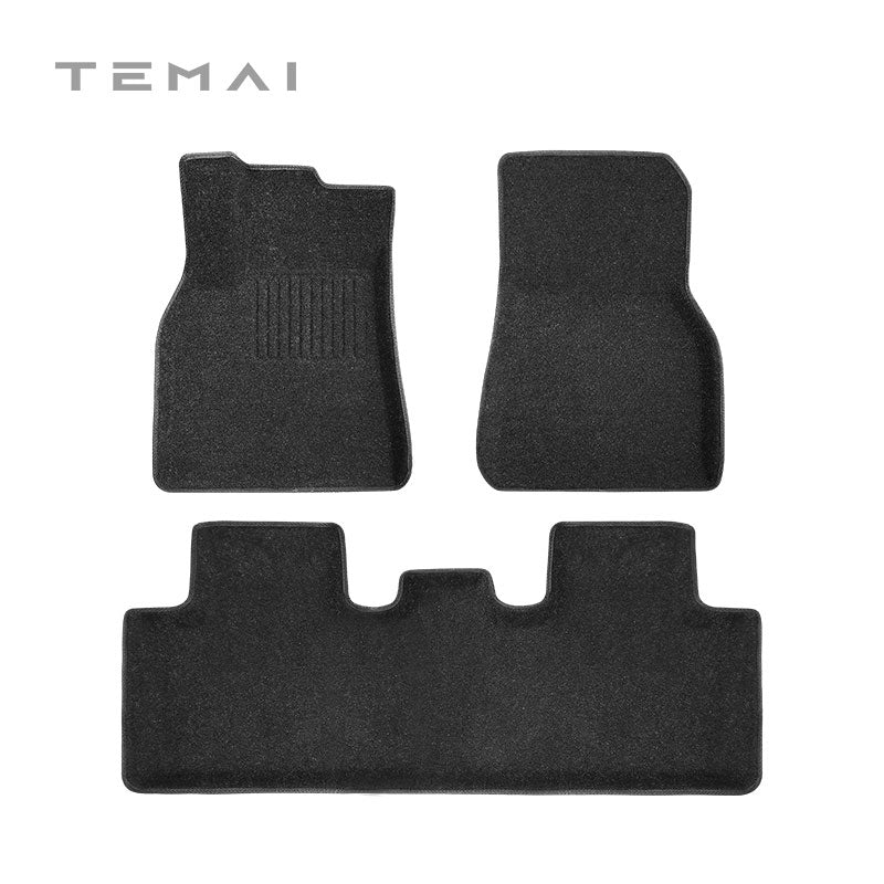 Temai XPE TEKSTILmatter foran og bak for Model Y 2021-2025+