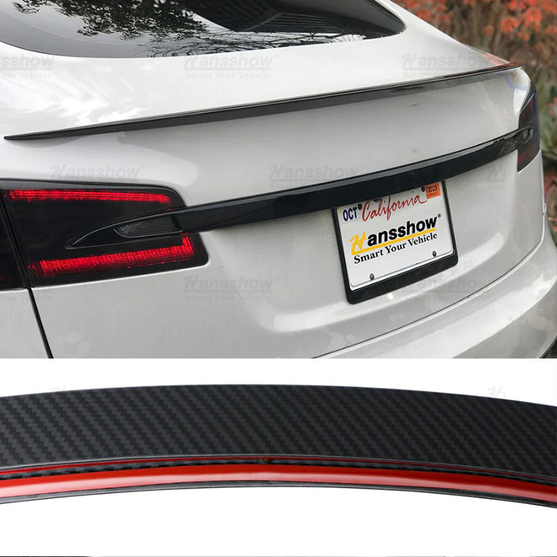 Ekte karbonfiber spoiler for Model S 2022+