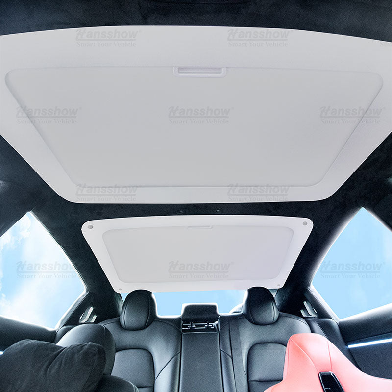 Hansshow Uttrekkbar solskjerm 2 deler for Model 3 (2019-2020)