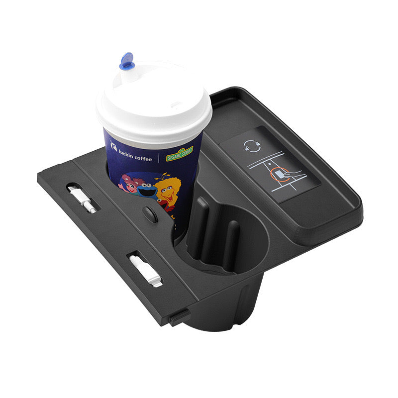 Koppholder med dock/oppbevaring - Model 3 2021-2023/Model Y 2021-2024