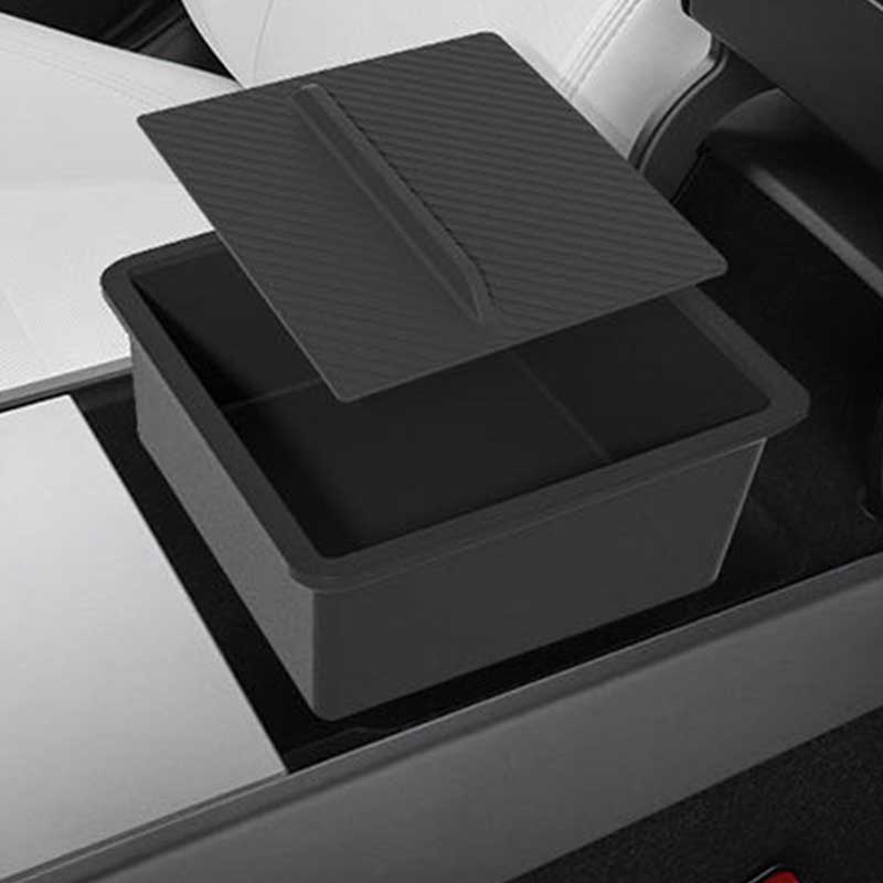 Oppbevaringsboks under armlenet - Model 3 2024+/Model Y 2025+