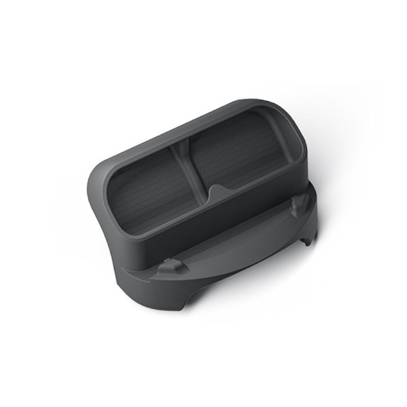 Solbrilleoppbevaring og mobilholder foran ratt - Model Y 2025+