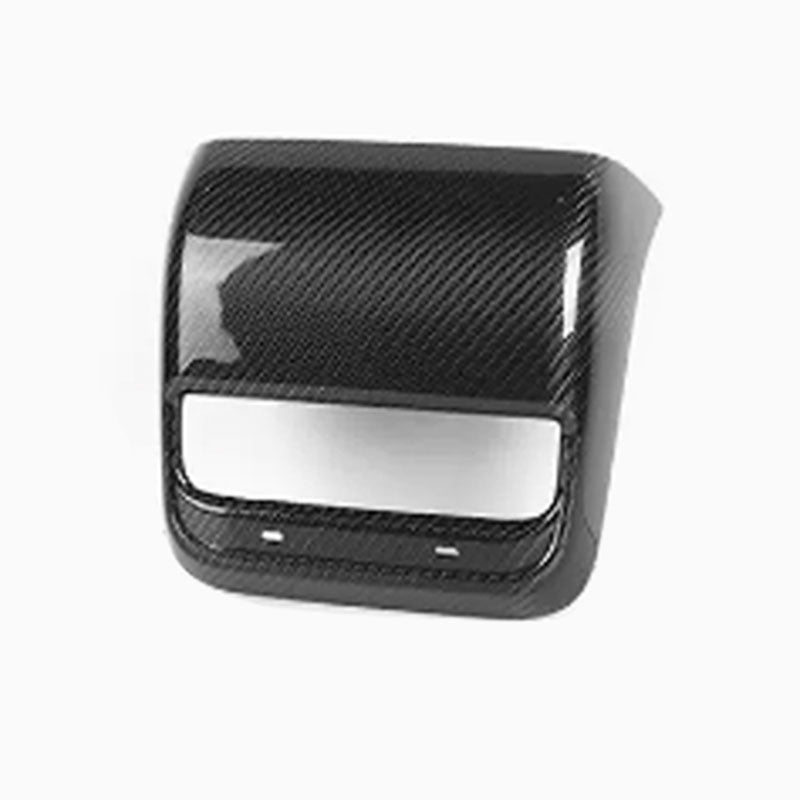 Ekte karbonfiber - Deksel til bakre ventilasjon - Model 3 2020-2023/Model Y 2021-2024