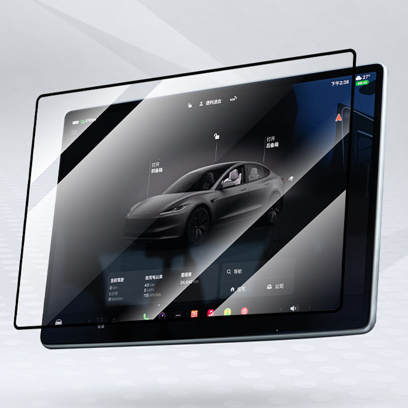 Temai Skjermbeskytter m/monteringsbrakett - Model 3 2024+/Model Y 2025+