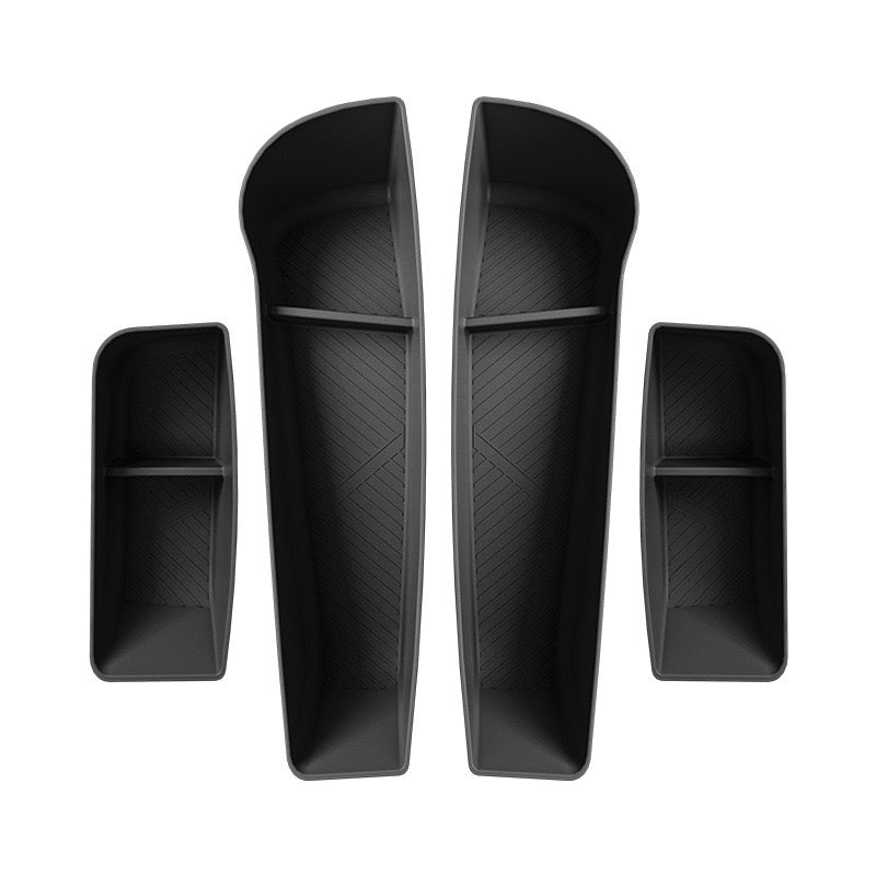 Innlegg til oppbevaring i dører (4 stk) for Model S (2022+)