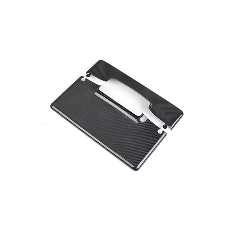 Ekte karbonfiber - Deksel til bakside av skjerm for Model 3 2020-2023/Model Y 2021-2024