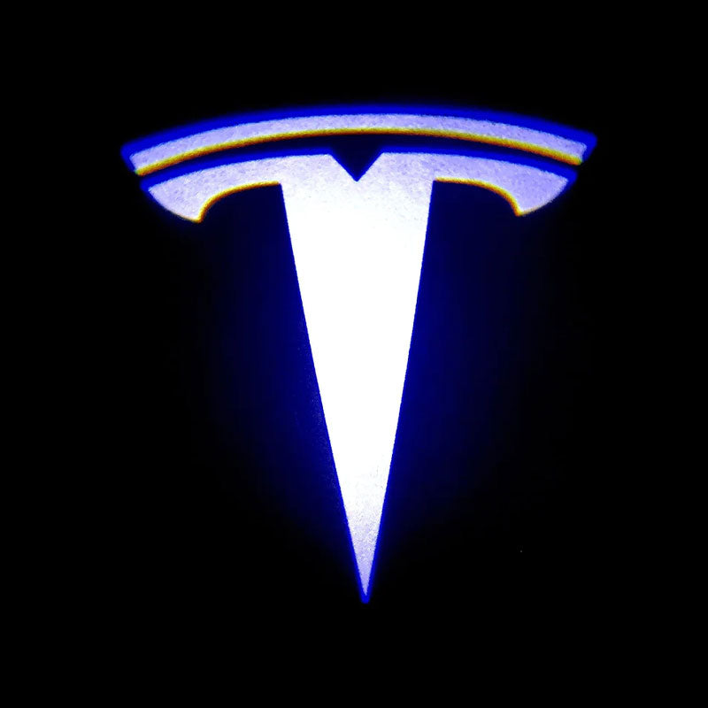 Dørlys med logo 2 stk - TESLA T