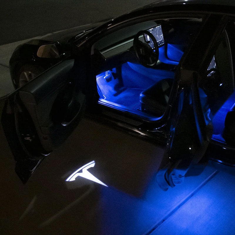 Dørlys med logo 2 stk - TESLA T