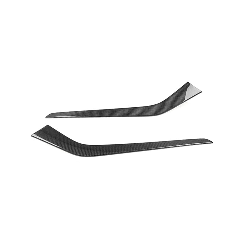 Ekte karbonfiber - Deksler til midtkonsoll sider for Model 3 2020-2023/Model Y 2021-2024