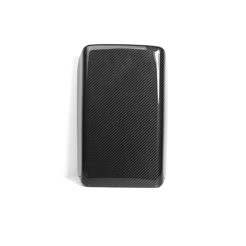 Ekte karbonfiber - Deksel til armlenet foran for Model 3 2020-2023/Model Y 2021-2024