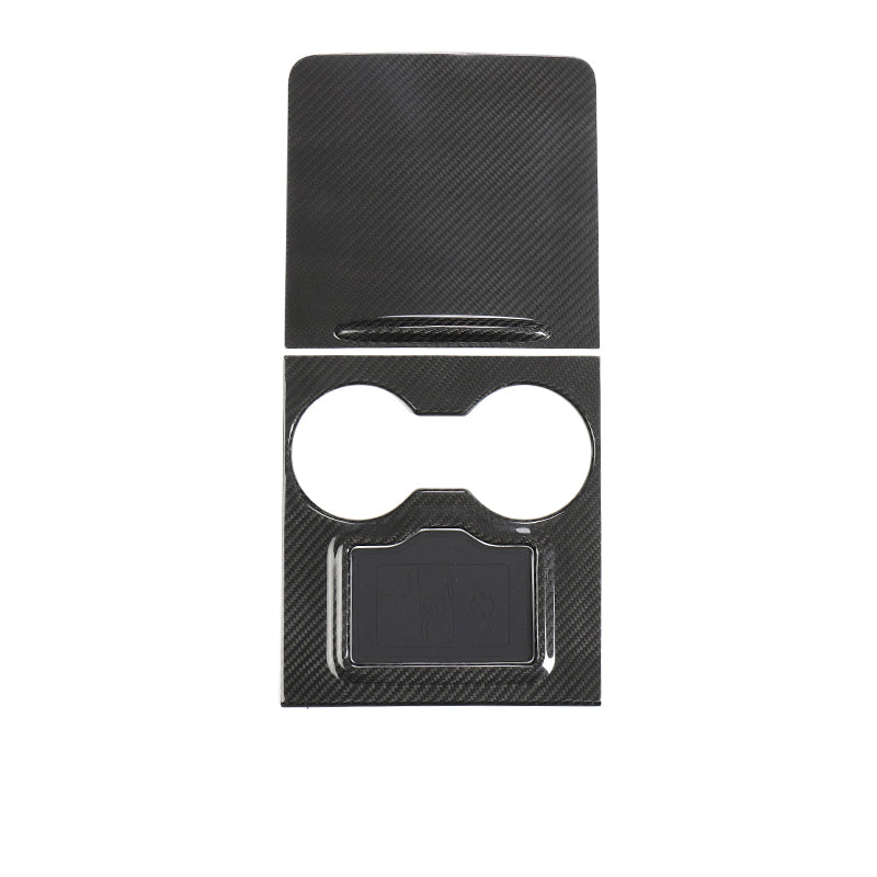 Ekte karbonfiber - Deksler til midtkonsoll for Model 3 2020-2023/Model Y 2021-2024