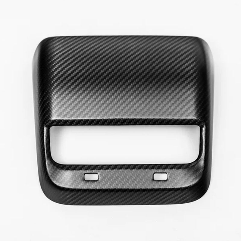 Ekte karbonfiber - Deksel til bakre ventilasjon - Model 3 2020-2023/Model Y 2021-2024