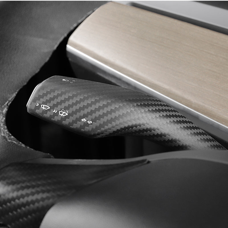 Real Carbon Fiber - Kankit vaihdevalitsimelle - malli 3 2018-2023/malli Y 2021-2024
