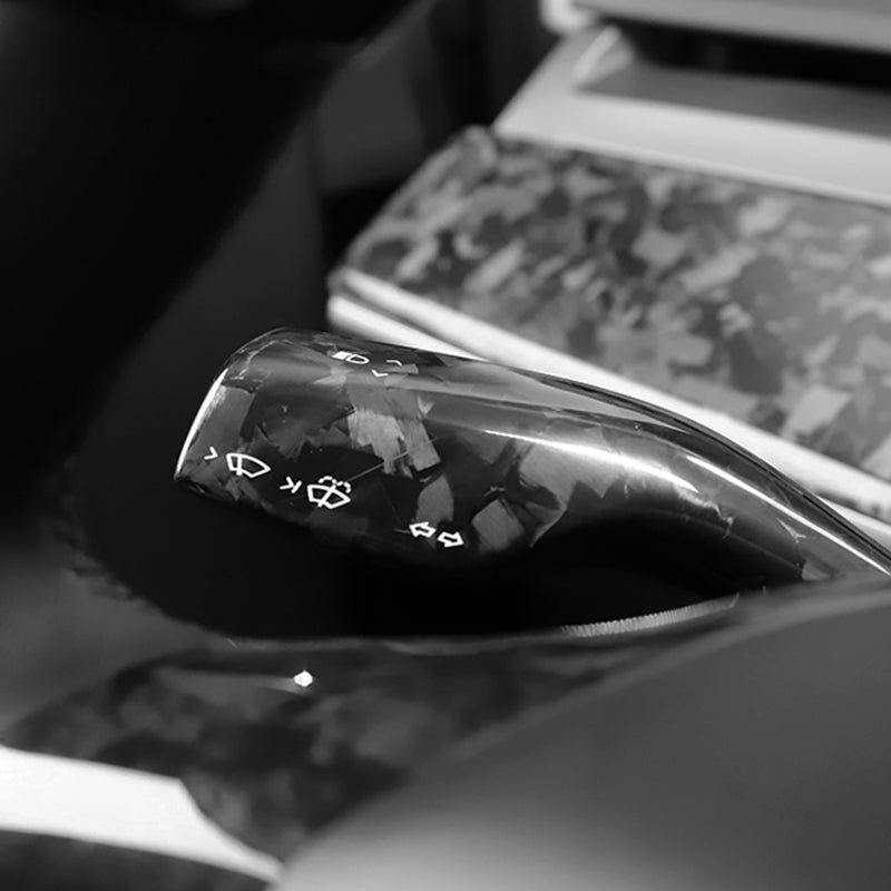 Real Carbon Fiber - Kankit vaihdevalitsimelle - malli 3 2018-2023/malli Y 2021-2024