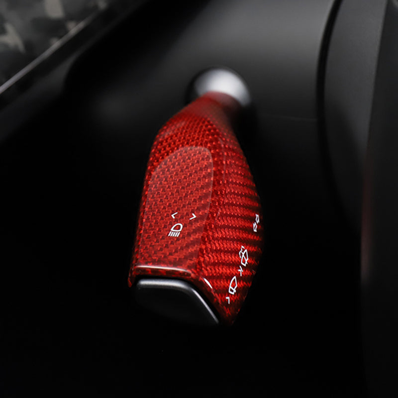 Real Carbon Fiber - Kankit vaihdevalitsimelle - malli 3 2018-2023/malli Y 2021-2024