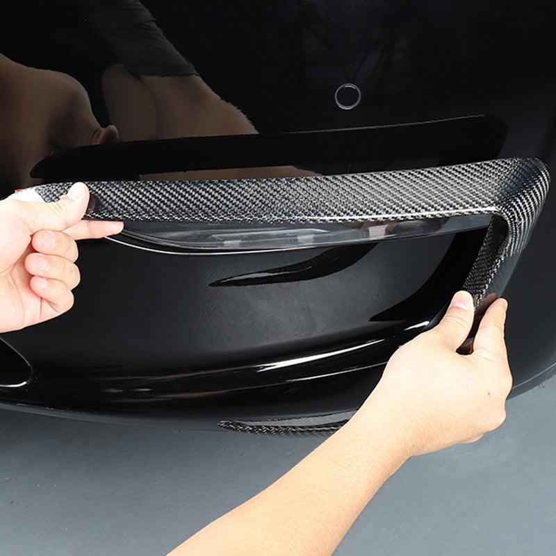 Ekte karbonfiber - Eyebrow deksler for Model Y 2021-2024