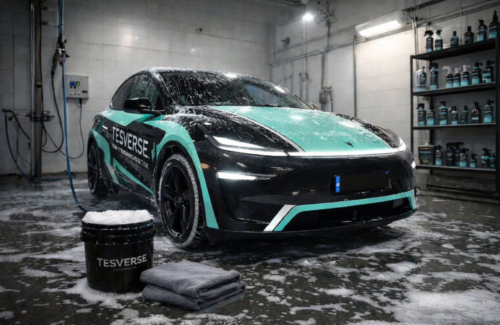 Ta vare på din Tesla: Tesverse lanserer ny kategori for bilpleie