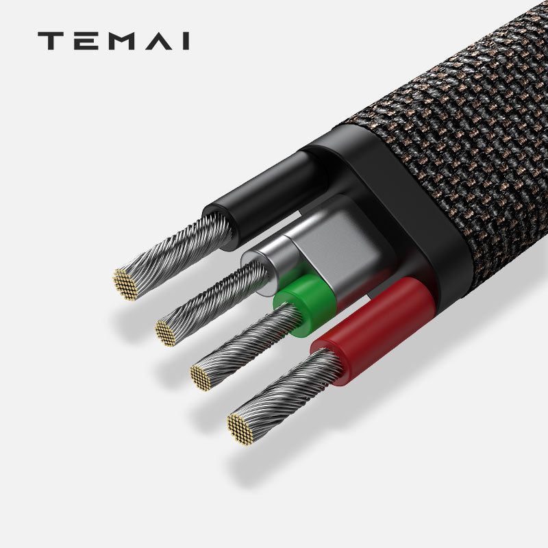 Temai USB-C til Lightning vinklet ladekabel