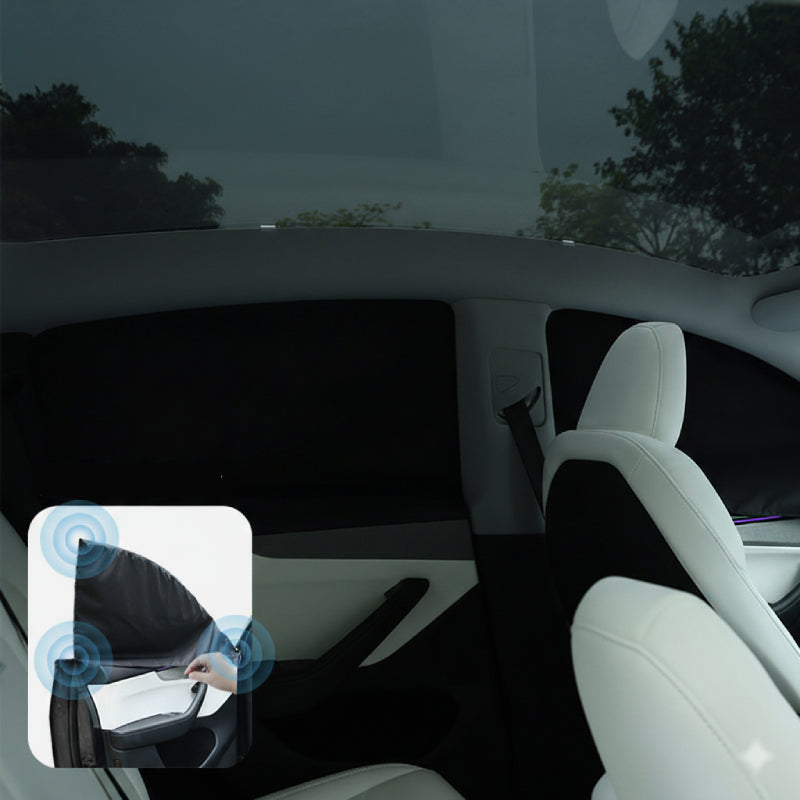 Solskjerming til sidevinduer for Model 3 2024+